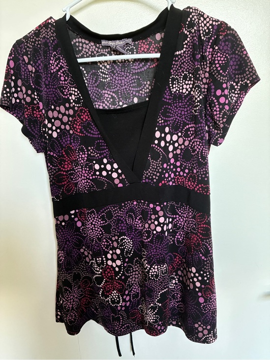 Suzie Couture Tops - Suzie Couture Short Sleeve Blouse